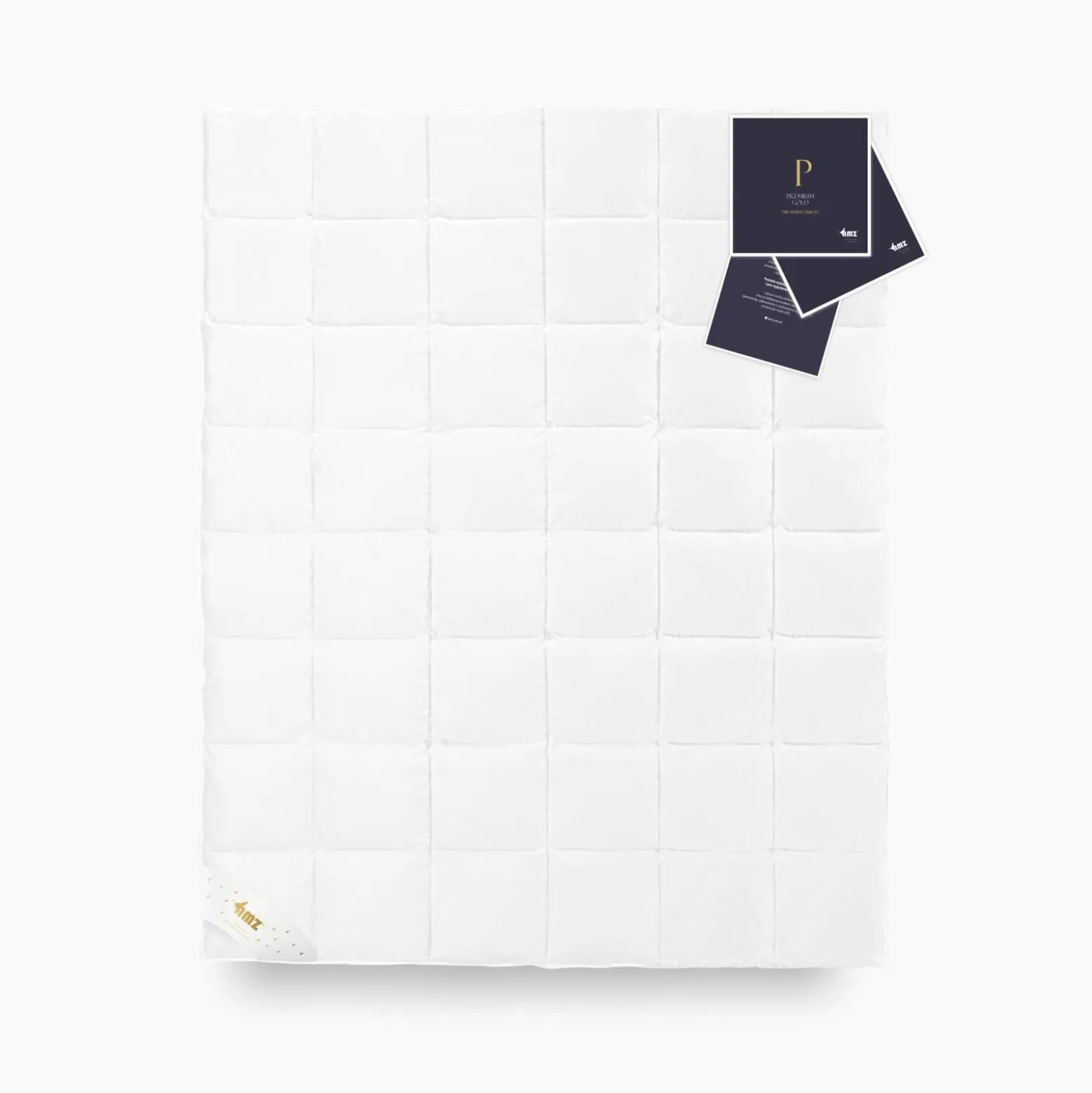 Kołdra 135x200 całoroczna naturalna puchowa PREMIUM GOLD
