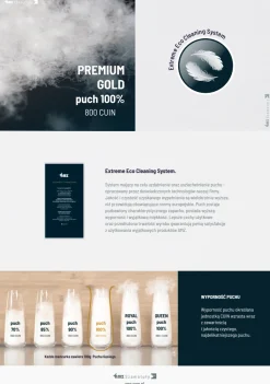 Kołdra 135x200 letnia naturalna puchowa PREMIUM GOLD