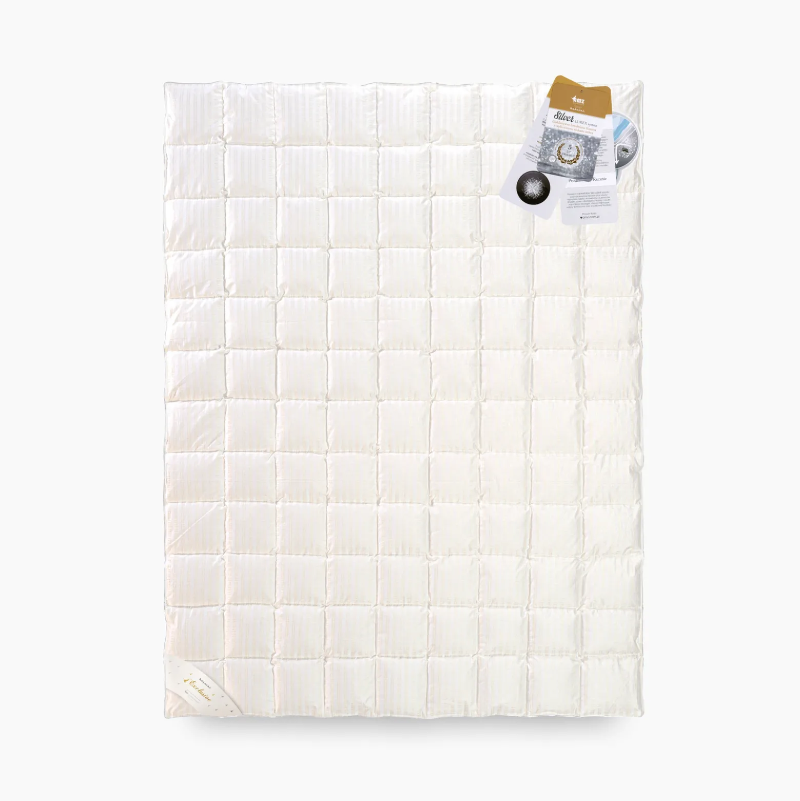 Kołdra 200x220 letnia naturalna puchowa SILVER PRESTIGE