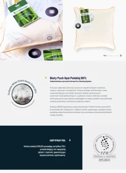 Kołdra 200x220 zimowa bambusowa puchowa naturalna antyalergiczna DREAM
