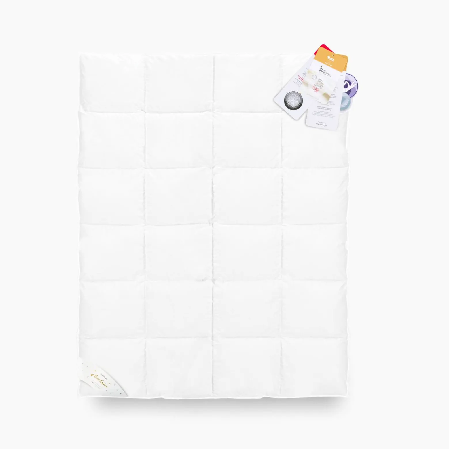 Kołdra 180x200 zimowa ciepła naturalna puchowa ROYAL