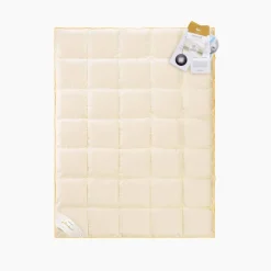 Kołdra 135x200 zimowa naturalna puchowa MATERACOWA PRESTIGE kremowa
