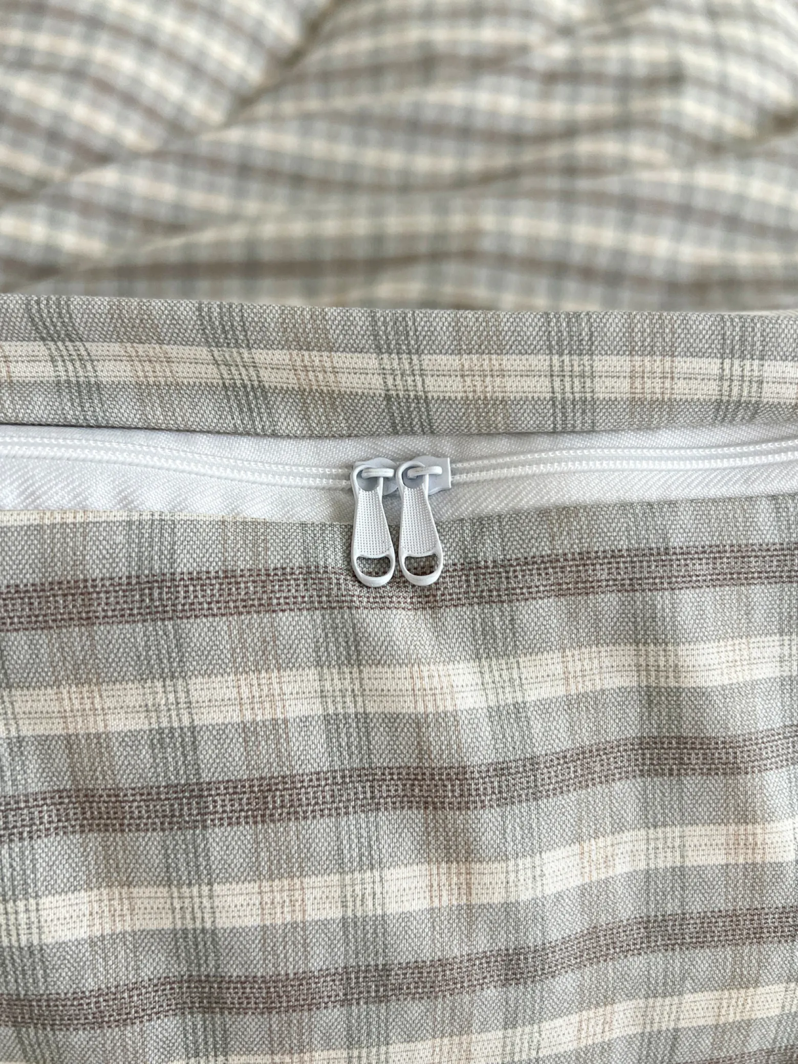 Pościel z mikrofibry w kratkę 200x220 3 el. Check