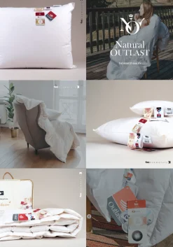 Poduszka 50x60 termoaktywna gładka OUTLAST