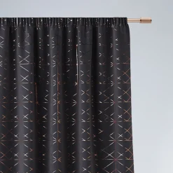 Zasłona GLAMMY na taśmie 140x280cm ciemna szara